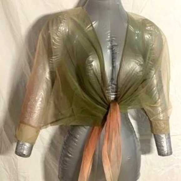 NWOT🇨🇦Beautiful Frank Lyman Chiffon Cover up - Picture 3 of 8